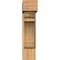 Ekena Millwork Olympic Block Smooth Bracket w/ Offset Brace, Western Red Cedar, 7 1/2"W x 24"D x 32"H BKT0806X24X32OLY05SWR - alternate 4